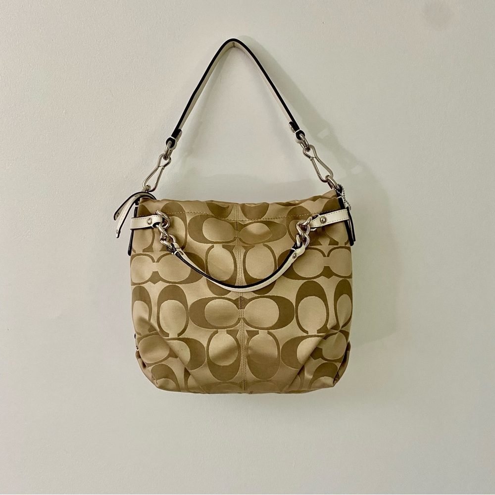 Coach Brooke Hobo Sateen Shoulder Bag - Excellent Condition
